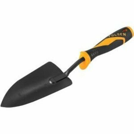 TOLSEN 6x 3-1/4 Trowel Drop Forged Steel, Black Powder Coated, Two-Component Plastic Handle 57500